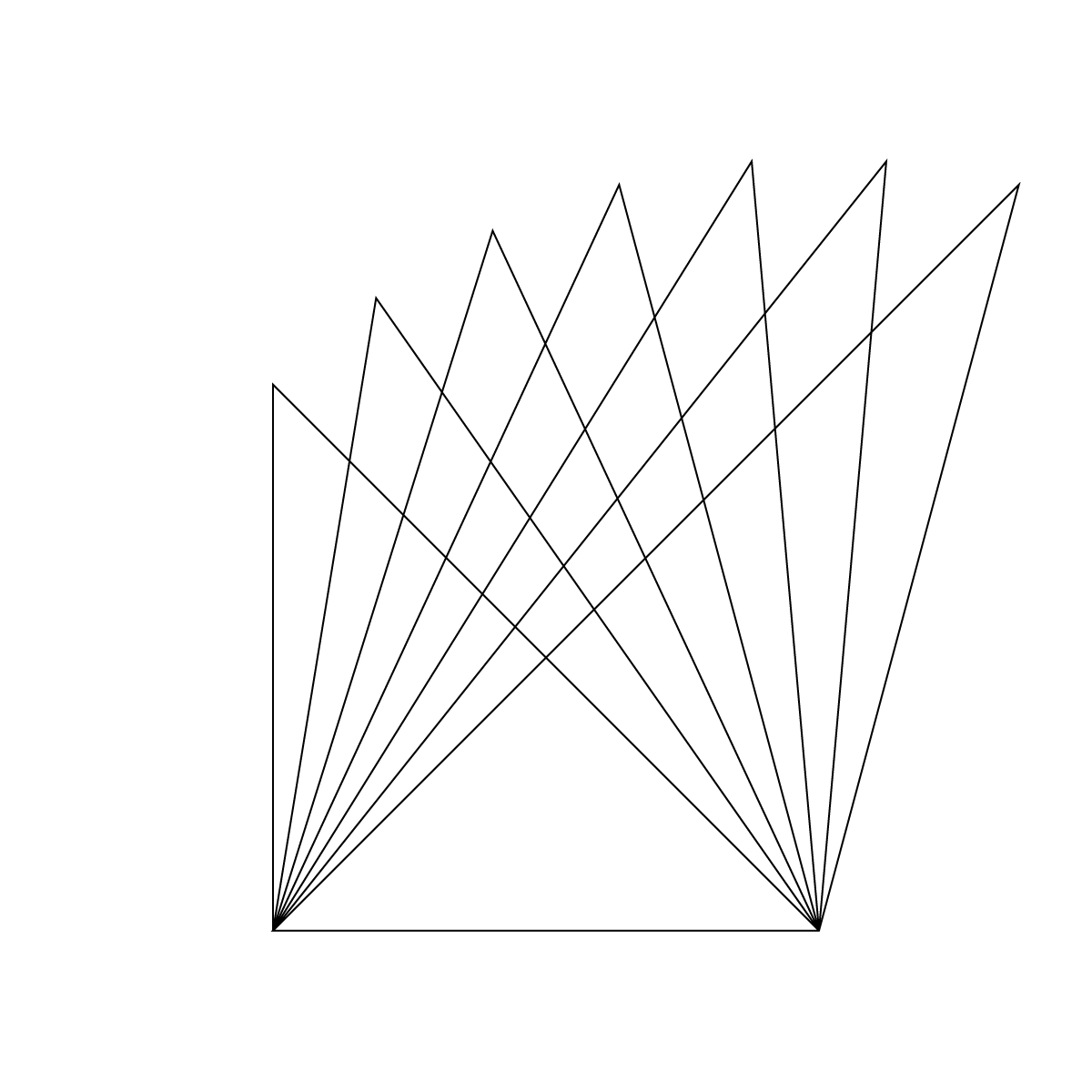 Minimalvision 19 – Der asymmetrische König, Geometrie, Minimal, Zeichnung