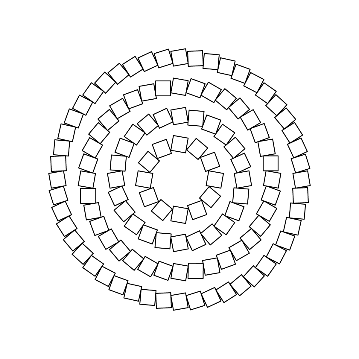 Minimalvision 49 – Strange in the head, Geometry, Minimal, Drawing